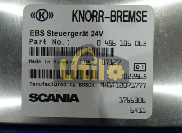 Calculator ebs scania 1766306 knorr bremse ult-04600