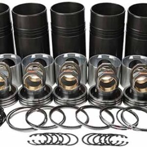 Set Complet Motor B6T-590: Pistoane, Segmenti, Furtunuri si Garnituri
