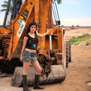 Sanie brat buldoexcavator JCB - din dezmembrare