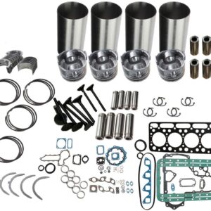 Set Piese Motor Yanmar, 4 Pistoane, Ghidaje, Segmenti, Garnituri si Rulmenti