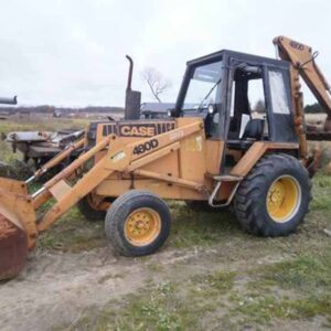 Tractor Case 480D cu incarcator frontal si excavator