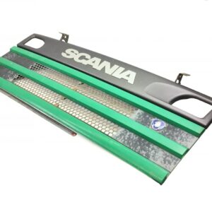Grila Scania Verde cu Emblema si Decupaje pentru Manere