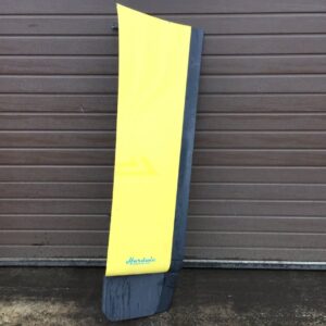 Spoiler lateral cabina jos stanga Scania galben/negru Hardwic