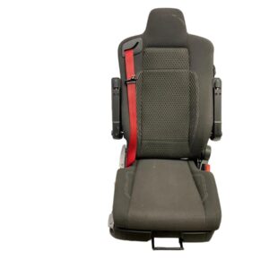 Scaun Pasager Single Renault 7421277724/7422751272 – Negru cu Centura Rosie