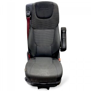 Scaun sofer DAF 1879596 – Negru/Gri, cu Tetiera si Cotiere Integrate