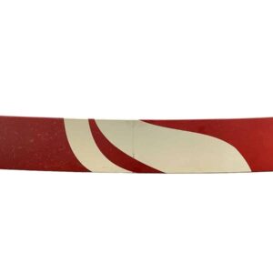 Spoiler lateral cabina stanga Mercedes A9417909044 – rosu cu model alb