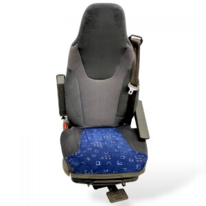 Scaun sofer Volvo – Negru si Albastru, Cu Centura de Siguranta si Suport pentru Brat