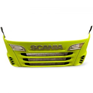 Grila Superioara Scania – Model Verde cu Emblema Chromata