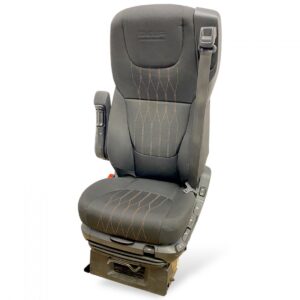 Scaun sofer DAF 2104652 Negru cu Cusaturi Portocalii