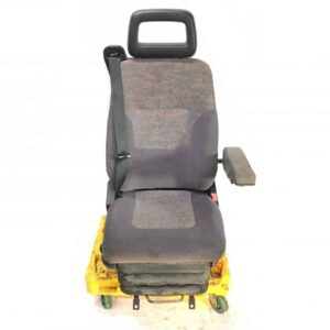 Scaun Pasager Single Renault – Negru, cu Tetiera si Cotiera
